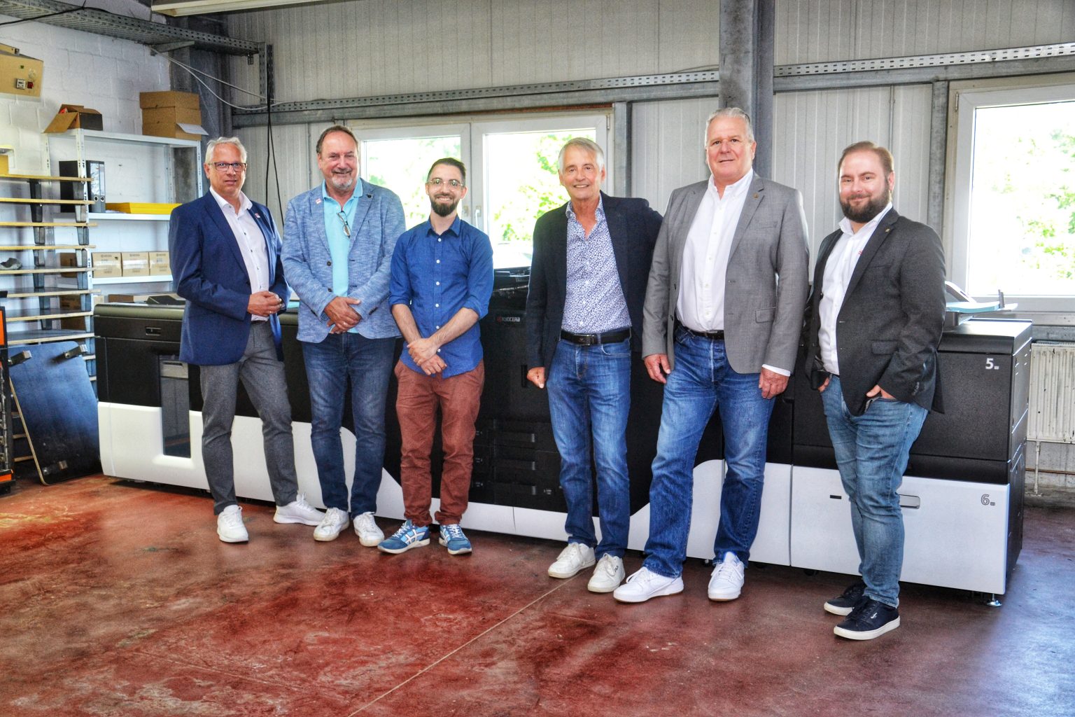 RD Druck team at the Kyocera TASKalfa Pro 15000c