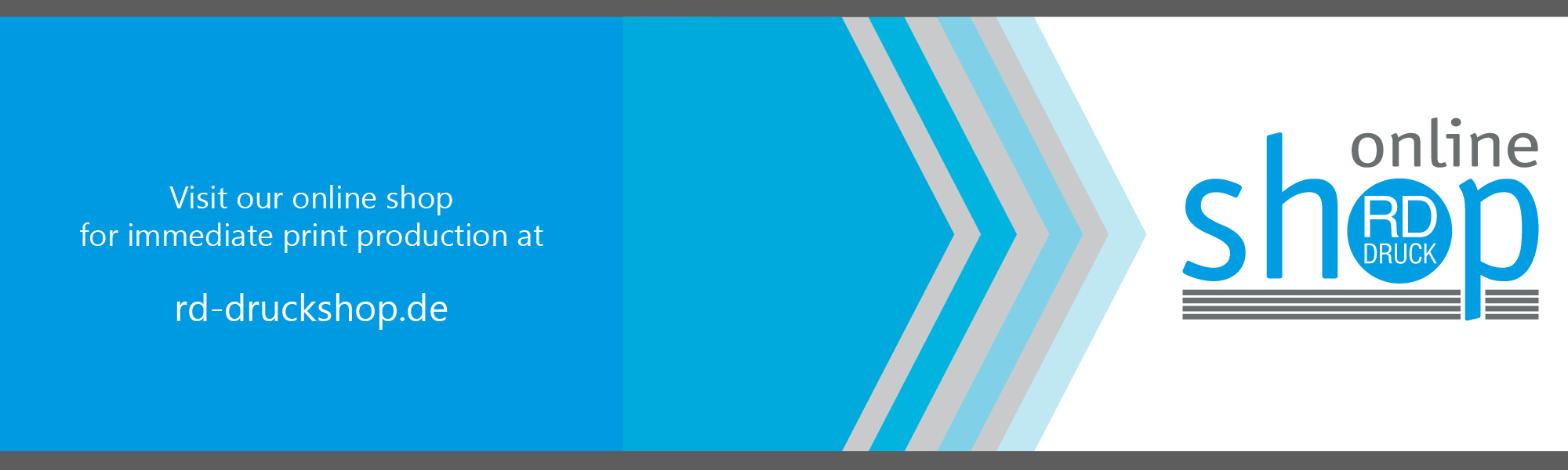 Online shop for immediate print production